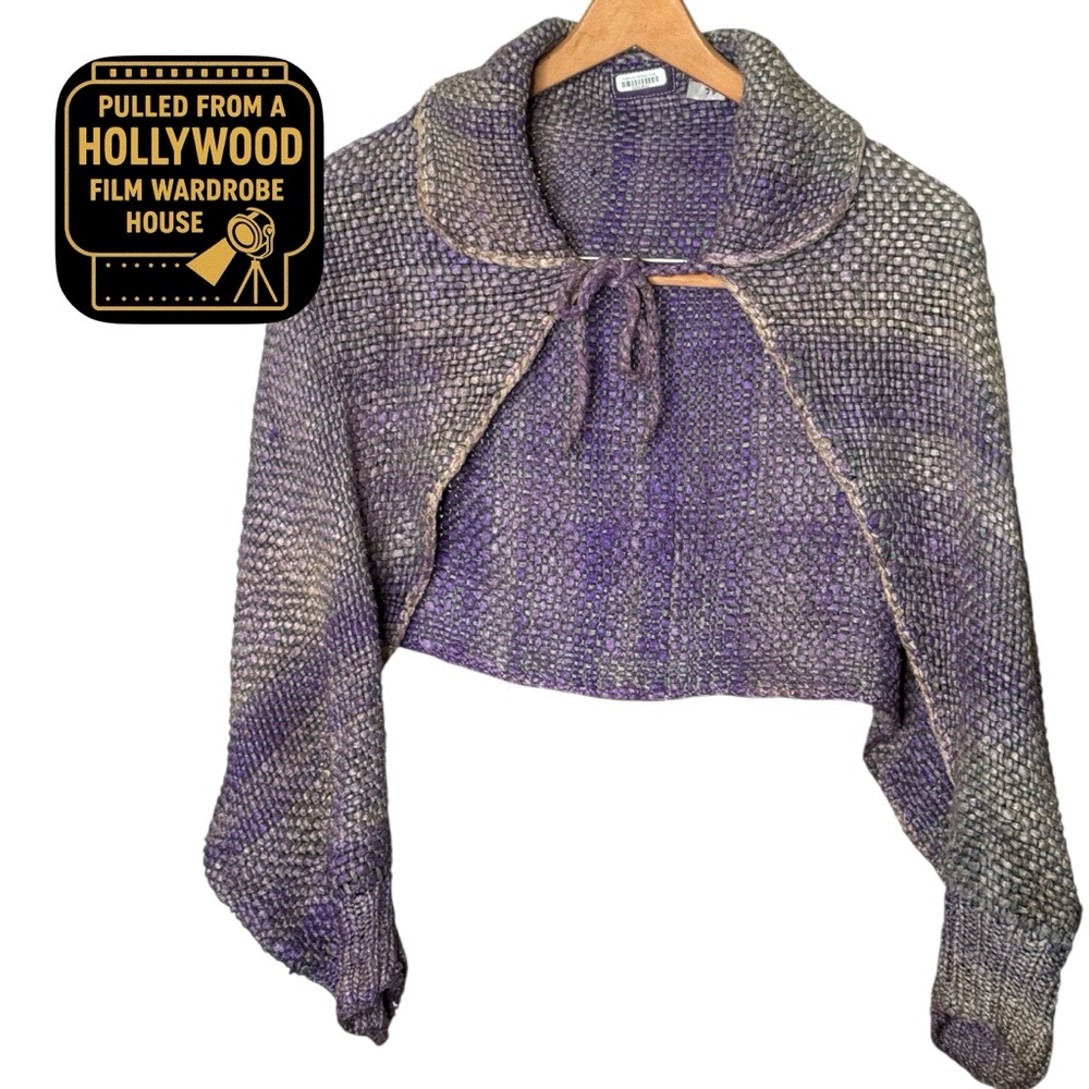 Fantasy Handwoven Lilac Shawl Shrug